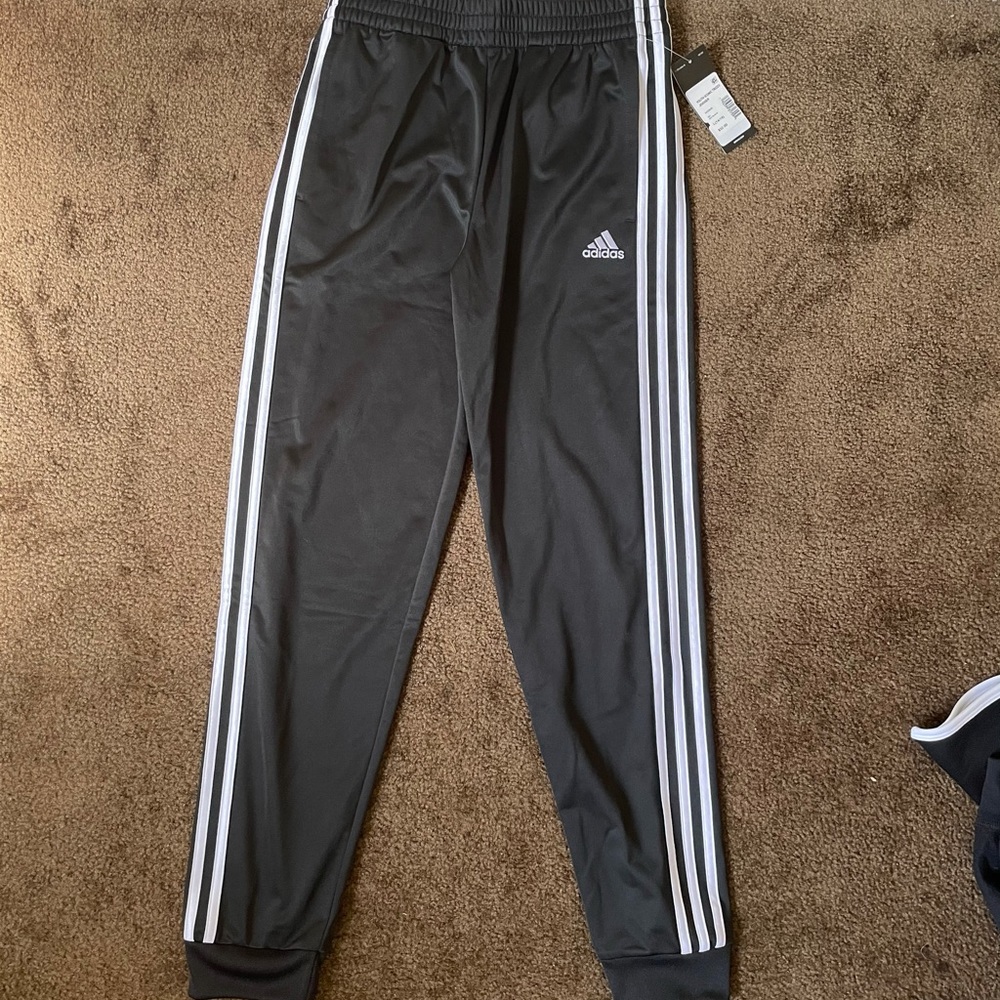 Adidas track banded pants
